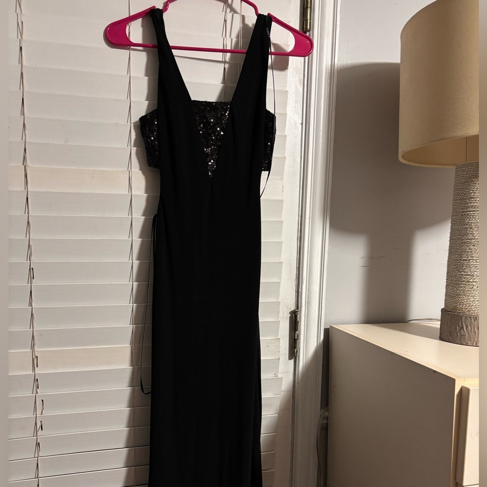 B Darlin Black Maxi Dress